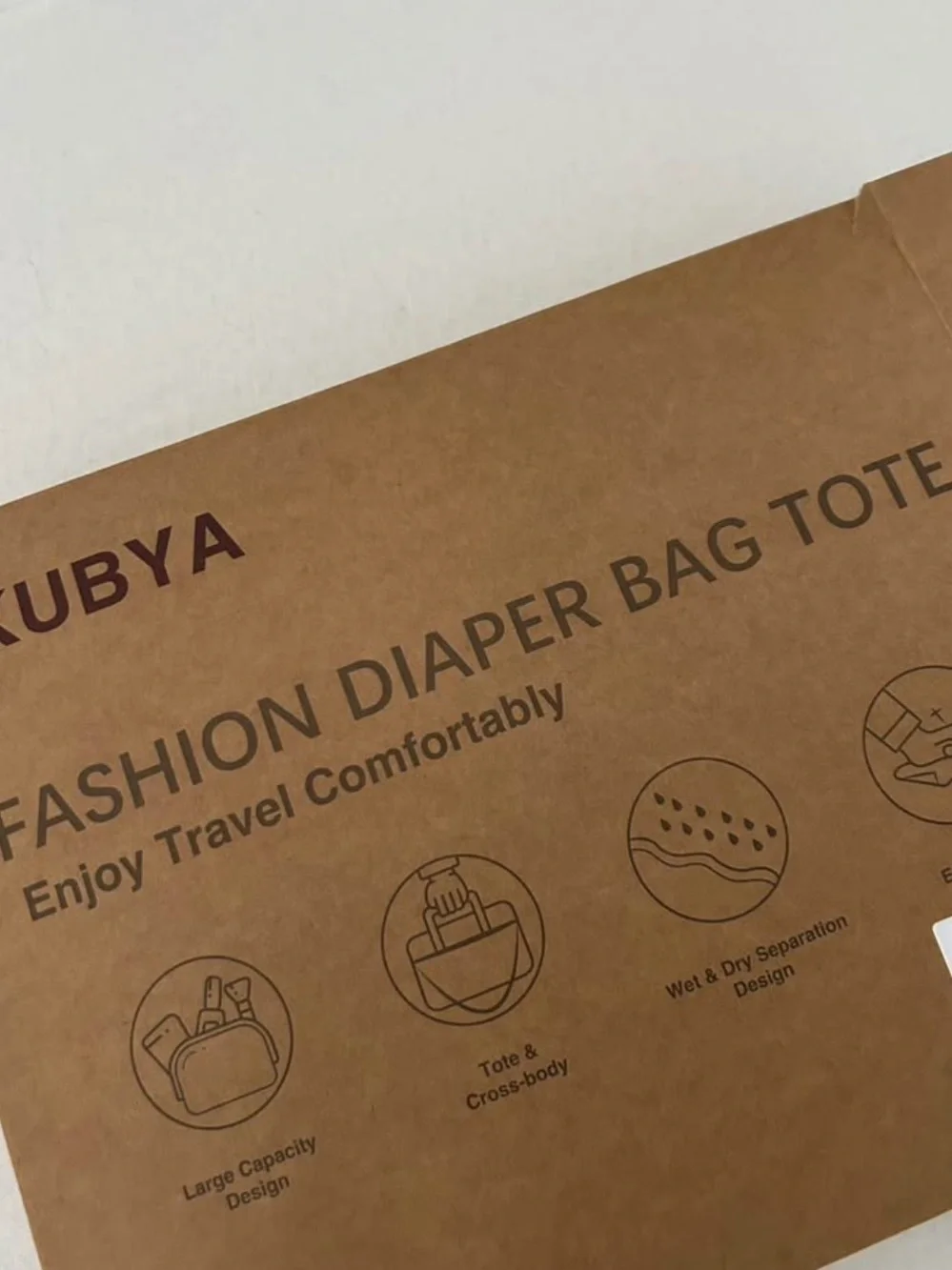 Fashionable diaper bag